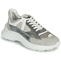 Schuhe Damen Sneaker Low Love Moschino JA15306G1E Grau / Weiß