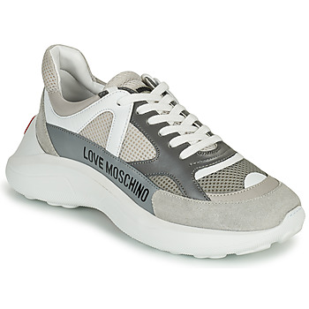 Schuhe Damen Sneaker Low Love Moschino JA15306G1E Grau / Weiß