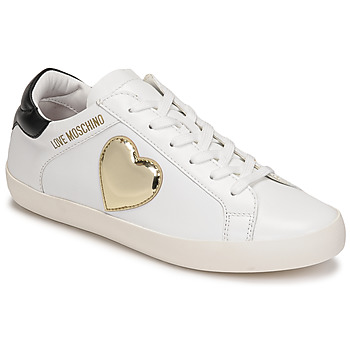 Schuhe Damen Sneaker Low Love Moschino JA15402G1E Weiß / Gold