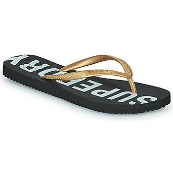 Schuhe Damen Zehensandalen Superdry Code Essential Flip Flop Golden