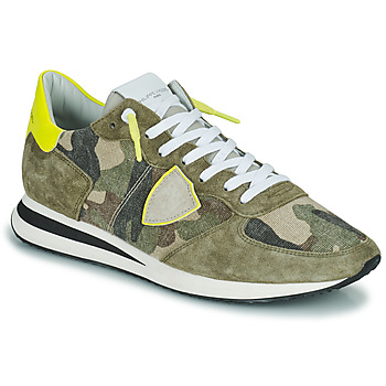 Schuhe Herren Sneaker Low Philippe Model TRPX LOW MAN Tarnmuster / Khaki / Gelb