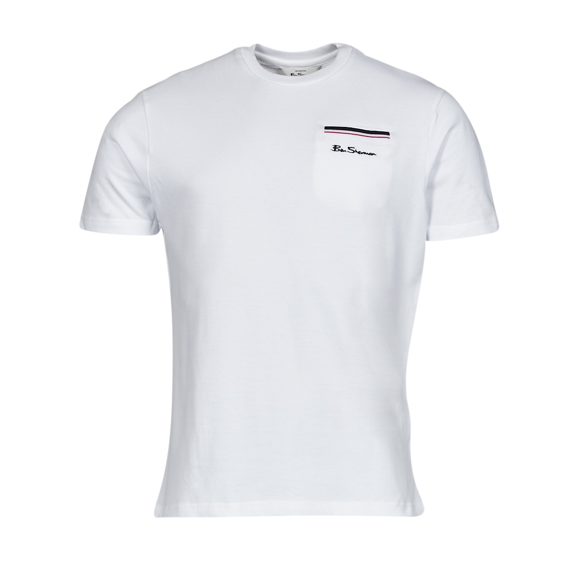Kleidung Herren T-Shirts Ben Sherman PIQUE POCKETT Weiß