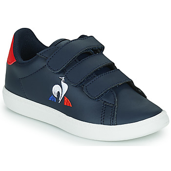 Schuhe Kinder Sneaker Low Le Coq Sportif COURTSET PS Blau