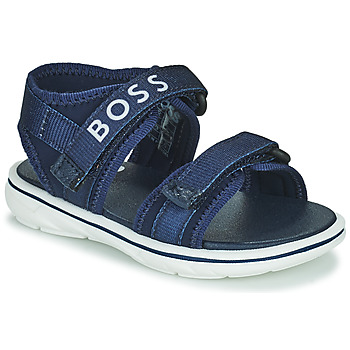 Schuhe Jungen Sandalen / Sandaletten BOSS J09174 Marineblau