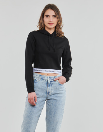 Abbigliamento Donna Felpe Calvin Klein Jeans CONTRAST TAPE MILANO HOODIE 