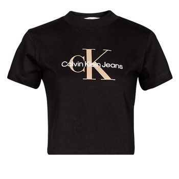 Vêtements Femme T-shirts manches courtes Calvin Klein Jeans SEASONAL MONOGRAM BABY TEE 