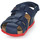 Schuhe Jungen Sandalen / Sandaletten Geox B SANDAL CHALKI BOY Marineblau / Rot