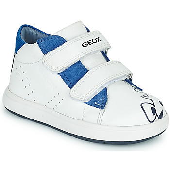 Schuhe Kinder Sneaker Low Geox B BIGLIA BOY Weiß / Blau