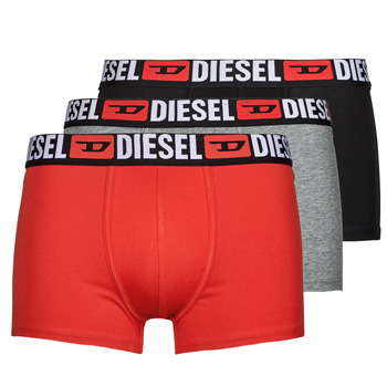 Unterwäsche Herren Boxer Diesel DAMIEN X3 Rot / Grau