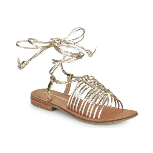 Schuhe Damen Sandalen / Sandaletten Les Tropéziennes par M Belarbi IDYLLE Gold