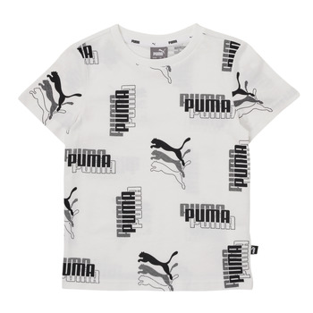 Kleidung Jungen T-Shirts Puma PUMA POWER AOP TEE Weiß