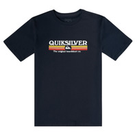 Kleidung Jungen T-Shirts Quiksilver LINED UP TEE Marineblau