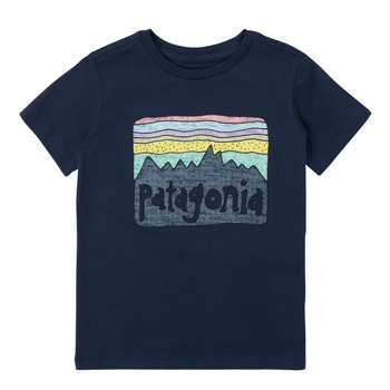Vêtements Enfant T-shirts manches courtes Patagonia BABY FITZ ROY SKIES T-SHIRT 