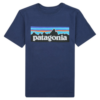 Abbigliamento Unisex bambino T-shirt maniche corte Patagonia BOYS LOGO T-SHIRT 