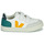 Schuhe Kinder Sneaker Low Veja Small V-12 Velcro Weiß / Gelb