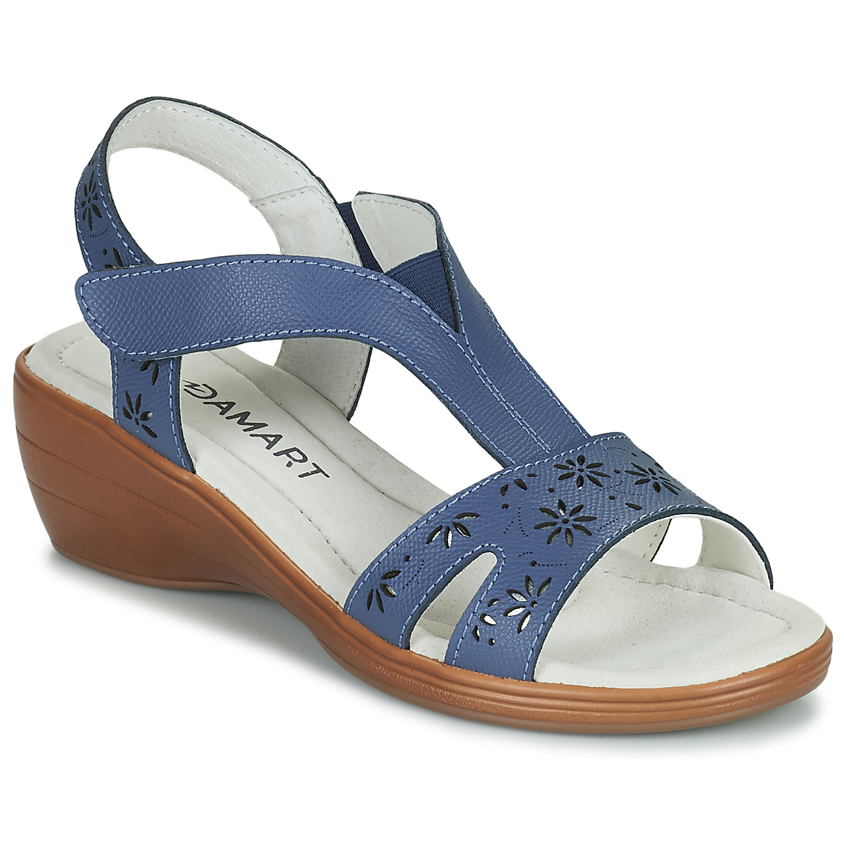 Schuhe Damen Sandalen / Sandaletten Damart 69994 Blau