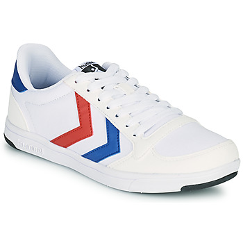 Schuhe Herren Sneaker Low hummel STADIL LIGHT CANVAS Weiß / Blau / Rot