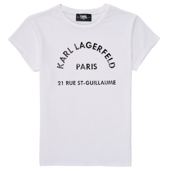 Kleidung Mädchen T-Shirts Karl Lagerfeld UNIFOMISE Weiß