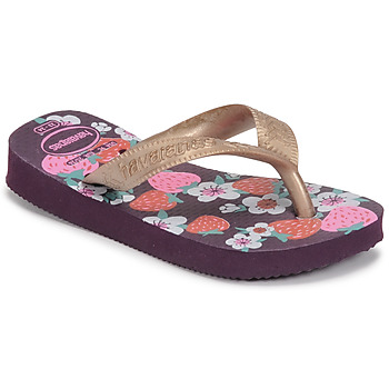 Chaussures Fille Tongs Havaianas KIDS FLORES 