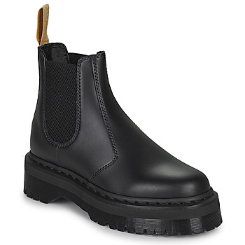 Schuhe Boots Dr. Martens Vegan 2976 Quad Black Felix Rub Off    
