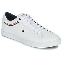 Schuhe Herren Sneaker Low Tommy Hilfiger Essential Leather Sneaker Detail Weiß