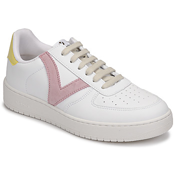 Schuhe Damen Sneaker Low Victoria 1258201ROSA Weiß