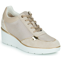 Schuhe Damen Sneaker Low Geox D ILDE Beige / Golden