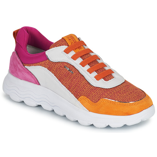 Schuhe Damen Sneaker Low Geox D SPHERICA D Orange