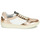 Schuhe Damen Sneaker Low Meline IG-142 Weiß / Golden