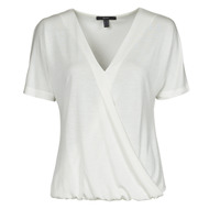 Kleidung Damen T-Shirts Esprit CLT wrap tshirt Weiß