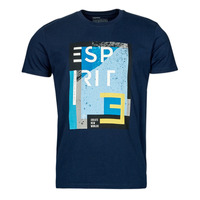 Kleidung Herren T-Shirts Esprit RCS BCI cn AW s Marineblau
