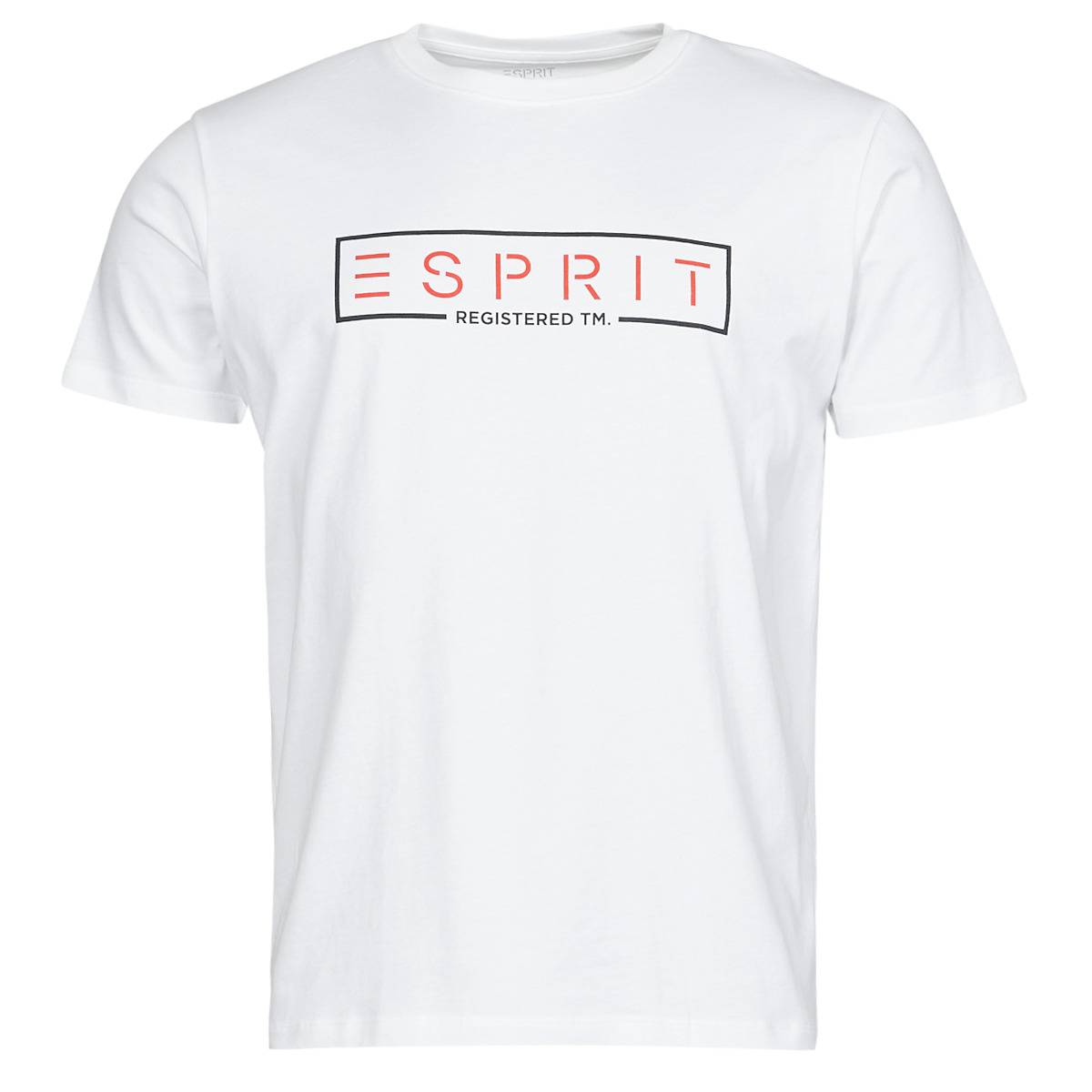 Kleidung Herren T-Shirts Esprit BCI N cn aw ss Weiß