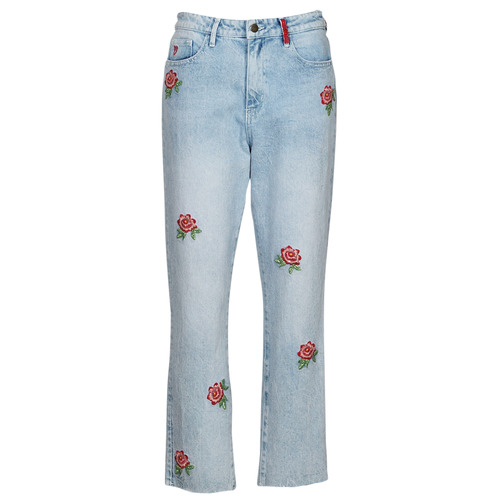 Abbigliamento Donna Jeans slim Desigual DENIM_MY FLOWER 
