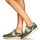 Schuhe Damen Sneaker Low Faguo ELM SYN WOVEN SUEDE Khaki / Golden