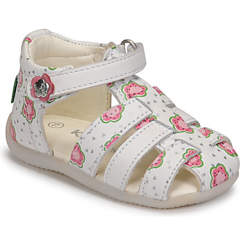 Schuhe Mädchen Sandalen / Sandaletten Kickers BIGFLO-2 Weiß