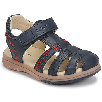 Schuhe Kinder Sandalen / Sandaletten Kickers PLATINIUM Marineblau