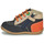 Schuhe Mädchen Boots Kickers BONZIP-2 Marineblau / Beige / Orange