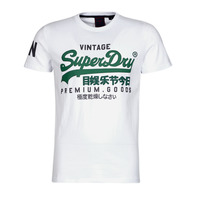 Kleidung Herren T-Shirts Superdry VL TEE Weiß