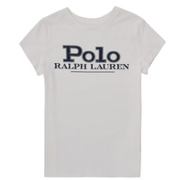 Kleidung Mädchen T-Shirts Polo Ralph Lauren CIMEZO Weiß