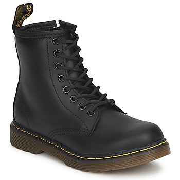Schuhe Kinder Boots Dr. Martens 1460 JR BLACK SOFTY T Schwarz