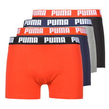 Unterwäsche Herren Boxer Puma PUMA BASIC X4 Marineblau / Rot / Grau