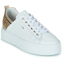 Schuhe Damen Sneaker Low NeroGiardini E218134D-707 Weiß / Golden