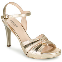 Schuhe Damen Sandalen / Sandaletten NeroGiardini E116501DE-418 Golden