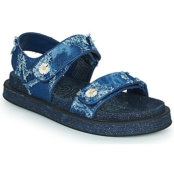 Schuhe Damen Sandalen / Sandaletten Desigual SANDAL FLAT DENIM Blau