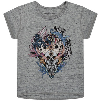 Kleidung Mädchen T-Shirts Zadig & Voltaire OUFU Grau