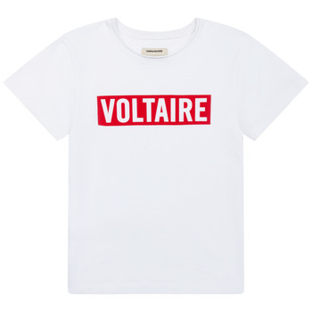 Kleidung Jungen T-Shirts Zadig & Voltaire EPICEE Weiß