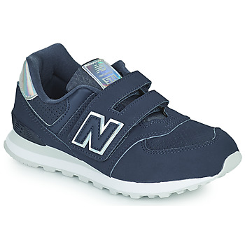 Schuhe Mädchen Sneaker Low New Balance 574 Marineblau