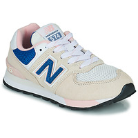 Schuhe Mädchen Sneaker Low New Balance 574 Weiß / Blau