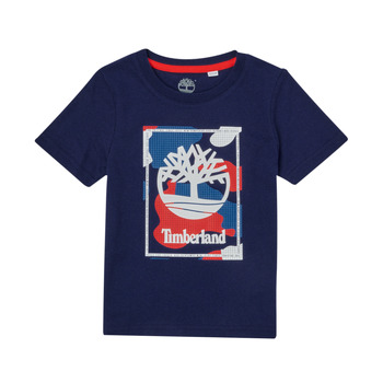 Kleidung Jungen T-Shirts Timberland LIONA Marineblau