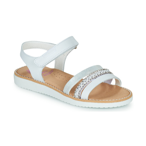 Schuhe Mädchen Sandalen / Sandaletten Pablosky TAXIL Weiß
